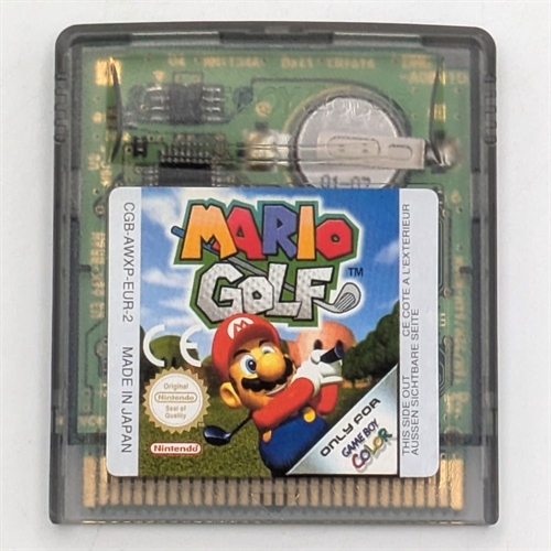 Mario Golf - Cartridge - GameBoy Color spil (A Grade) (Genbrug)